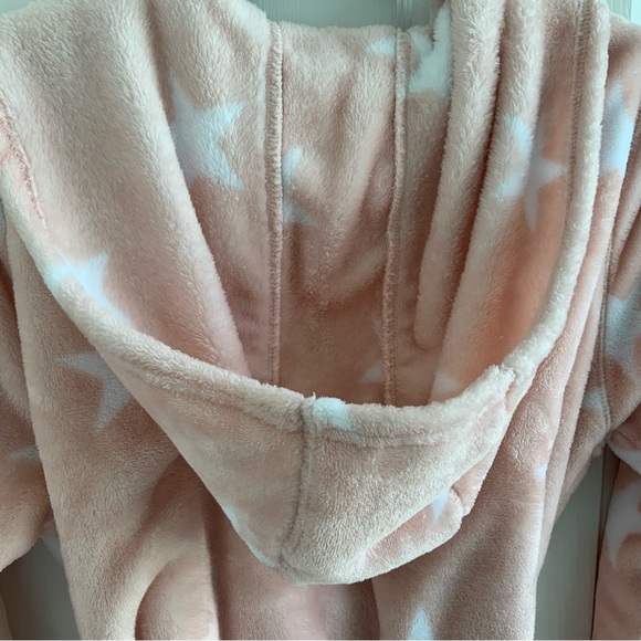 UGG Miranda XL Robe Pink Star Print Cozy Luxurious Preppy - Picture 7 of 12
